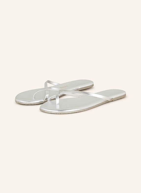 TKEES RILEY flip flops SILVER