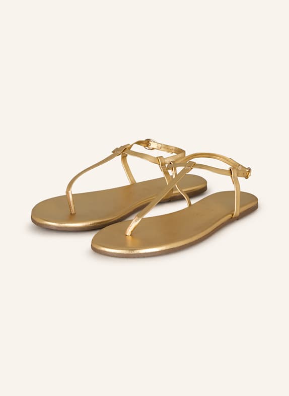 TKEES MARIANA flip flops GOLD