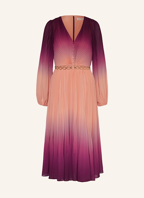 Phase Eight Plisseekleid MIRA LILA/ HELLORANGE