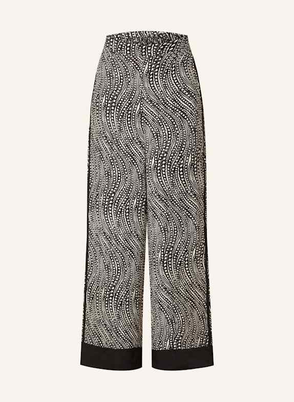 Phase Eight Marlenehose MARIANA mit Leinen SCHWARZ/ ECRU