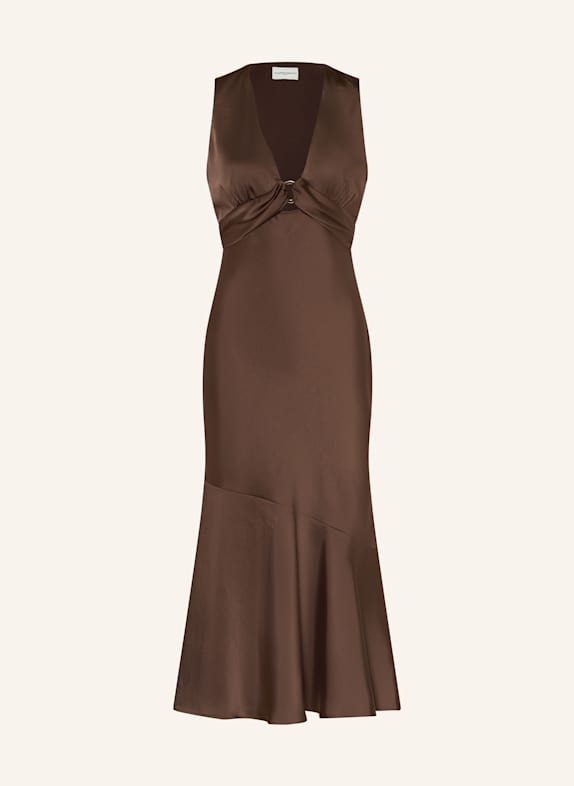 CLAUDIE PIERLOT Kleid mit Cut-out BRAUN