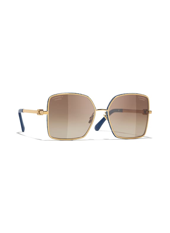 CHANEL Sonnenbrille 4288Q C488S9 - GOLD/ BRAUN POLARISIERT