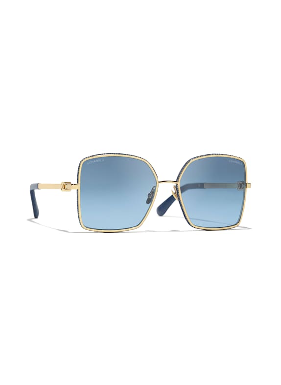 CHANEL Sonnenbrille 4288Q C125S2 - GOLD/ BLAU