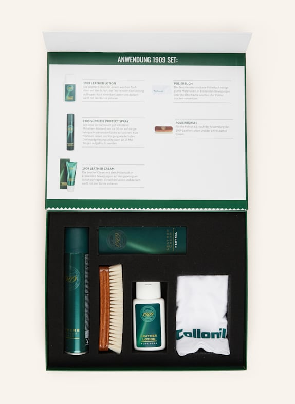Collonil 5-piece Shoe care set 1909 GREEN