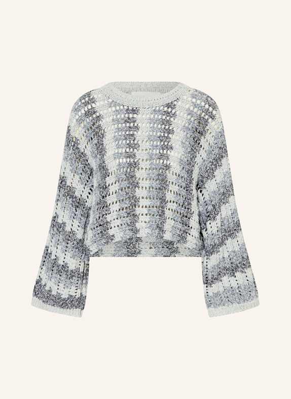 ba&sh Pullover STRECY BLAUGRAU/ HELLBLAU/ DUNKELBLAU