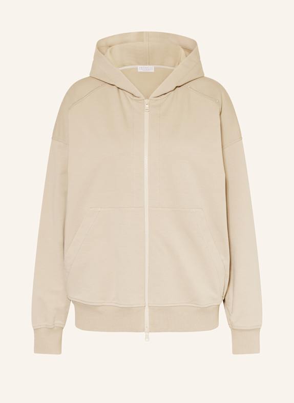 BRUNELLO CUCINELLI Sweat jacket BEIGE