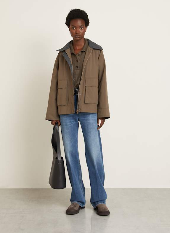 BRUNELLO CUCINELLI Jacke BRAUN