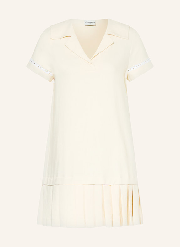 CLAUDIE PIERLOT Kleid mit Lochspitze ECRU