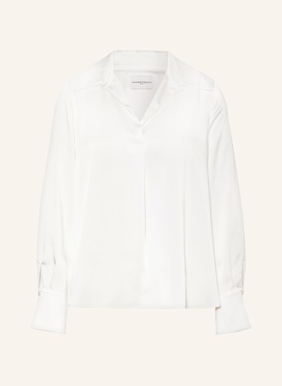 CLAUDIE PIERLOT Blusenshirt aus Satin WEISS