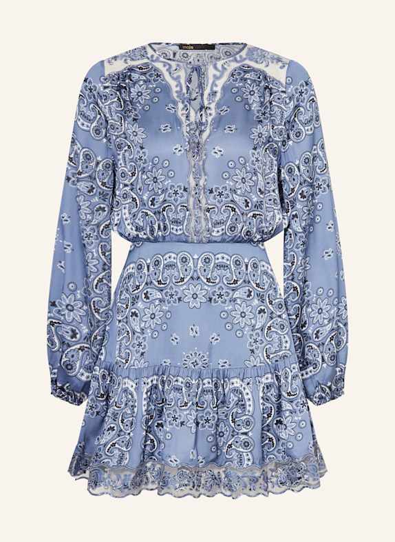 maje Kleid BLAUGRAU/ DUNKELBLAU/ WEISS