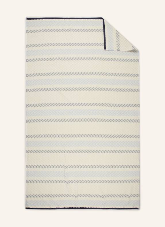 en VOGUE AZURE beach towel CREAM/ LIGHT BLUE/ DARK BLUE