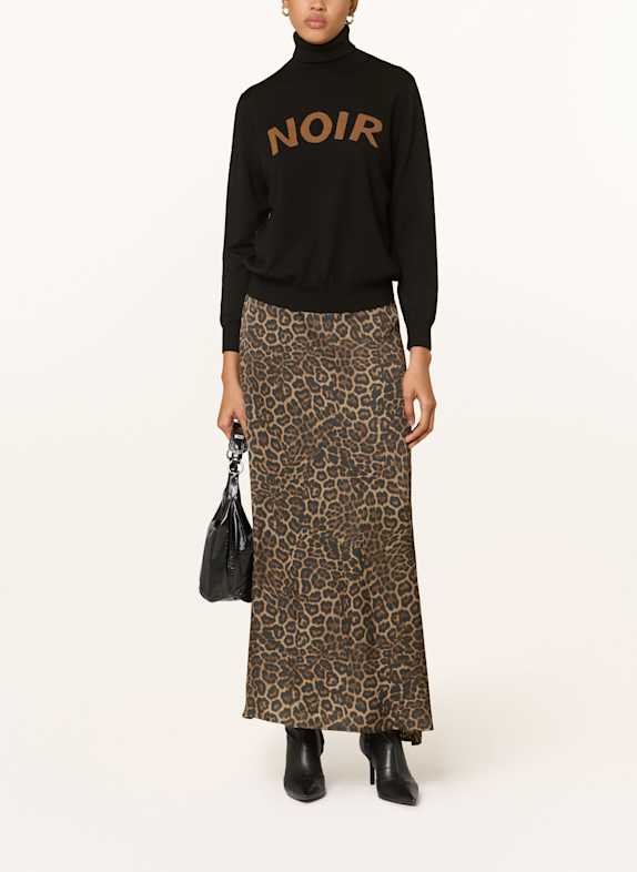 CATNOIR Satinrock HELLBRAUN / SCHWARZ / BRAUN