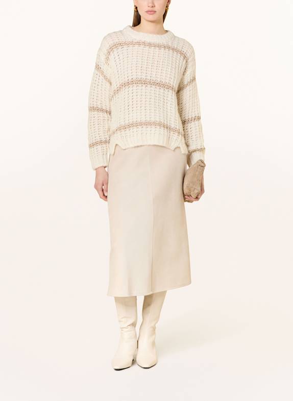 CATNOIR Corduroy skirt CREAM