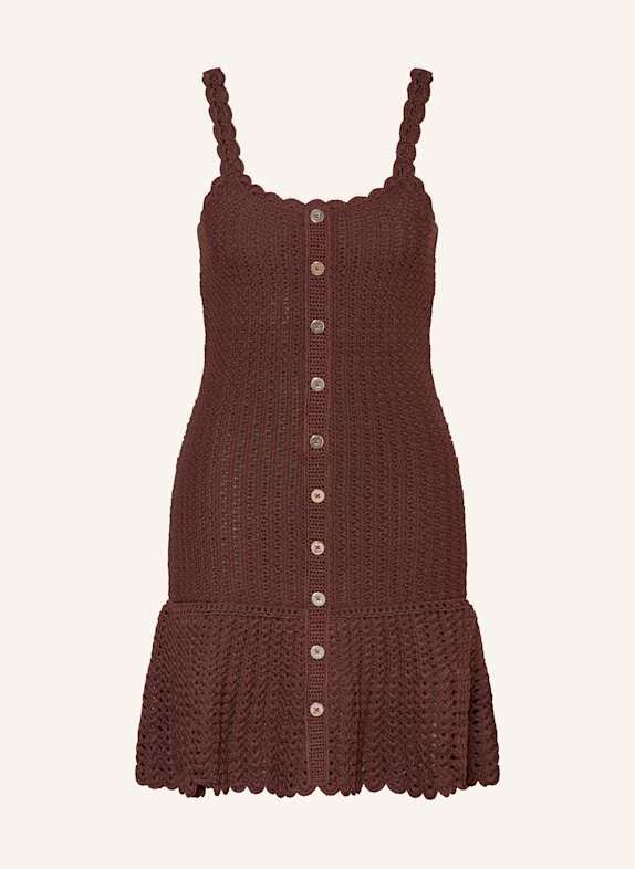 CLAUDIE PIERLOT Häkelkleid BRAUN