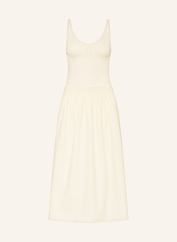 CLAUDIE PIERLOT Kleid im Materialmix HELLGELB