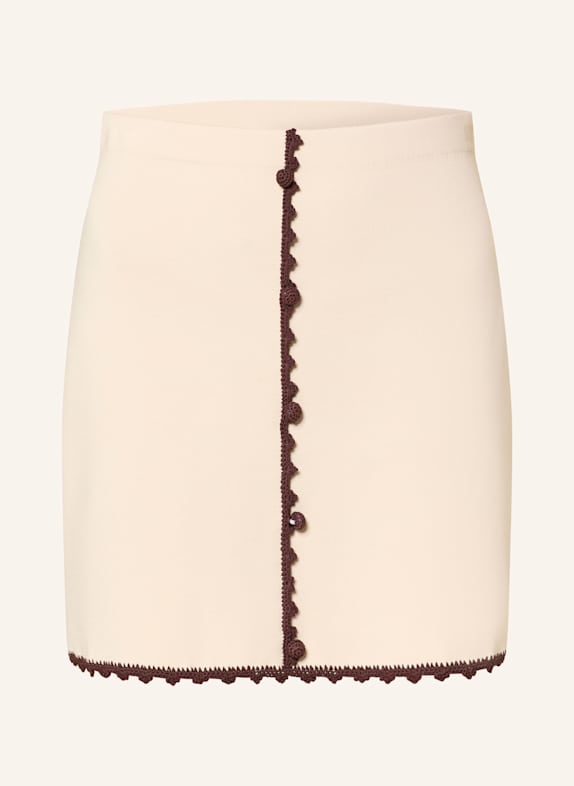 CLAUDIE PIERLOT Strickrock ECRU