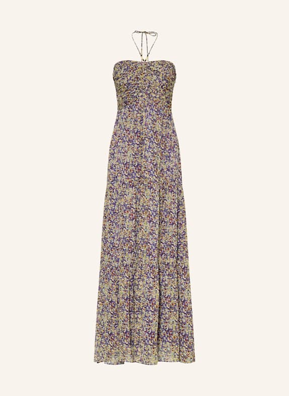 ba&sh Neckholder-Kleid LORIE LILA/ GELB/ GRÜN