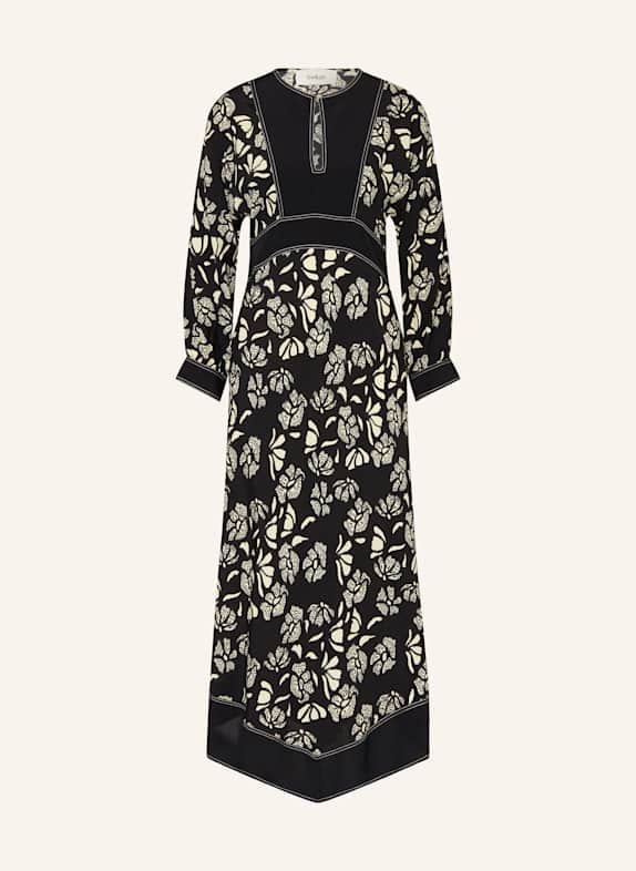 ba&sh Kleid AUDE SCHWARZ/ ECRU