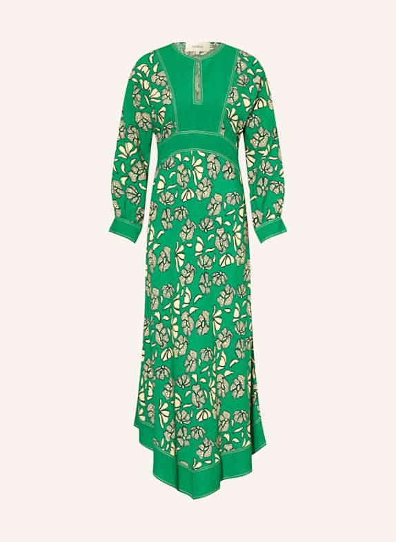 ba&sh Kleid AUDE GRÜN/ CREME