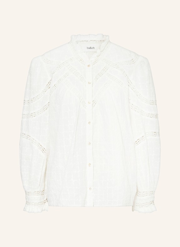 ba&sh Bluse BRONA mit Spitze ECRU