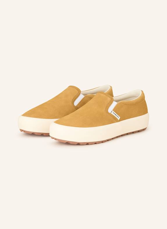 SANDRO Slipper COGNAC