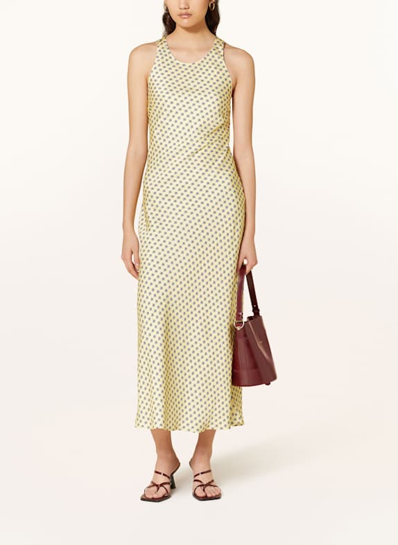 CLAUDIE PIERLOT Kleid GELB/ HELLBLAU