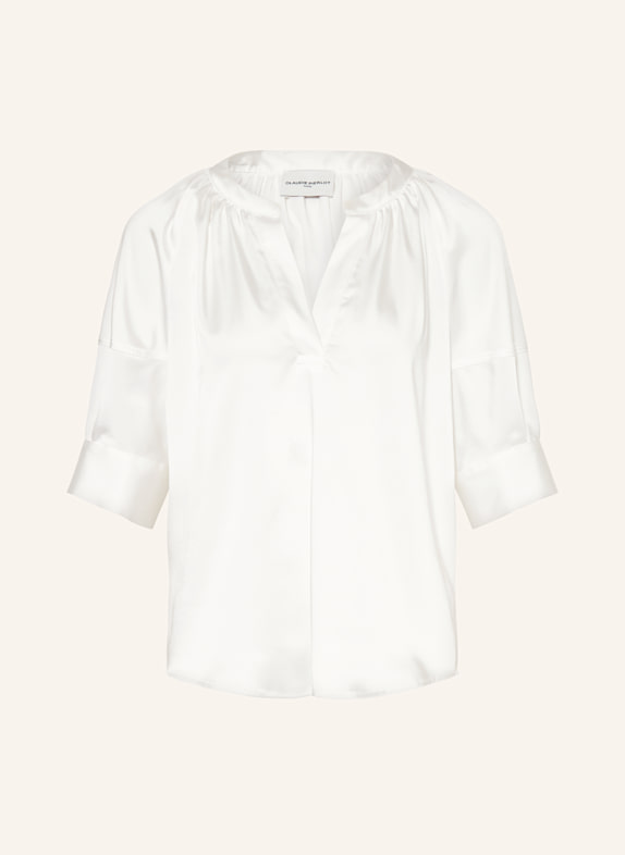 CLAUDIE PIERLOT Blusenshirt aus Satin WEISS