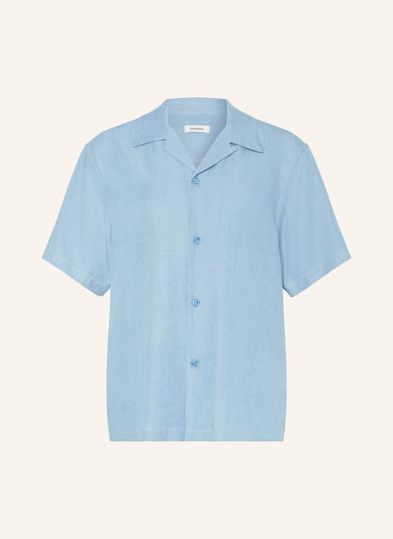SANDRO Resorthemd Regular Fit HELLBLAU