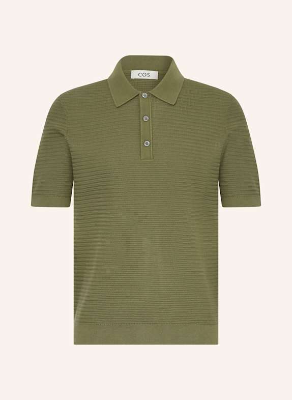 COS Strick-Poloshirt Regular Fit OLIV