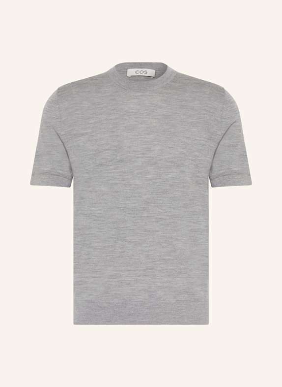 COS Strickshirt aus Merinowolle GRAU