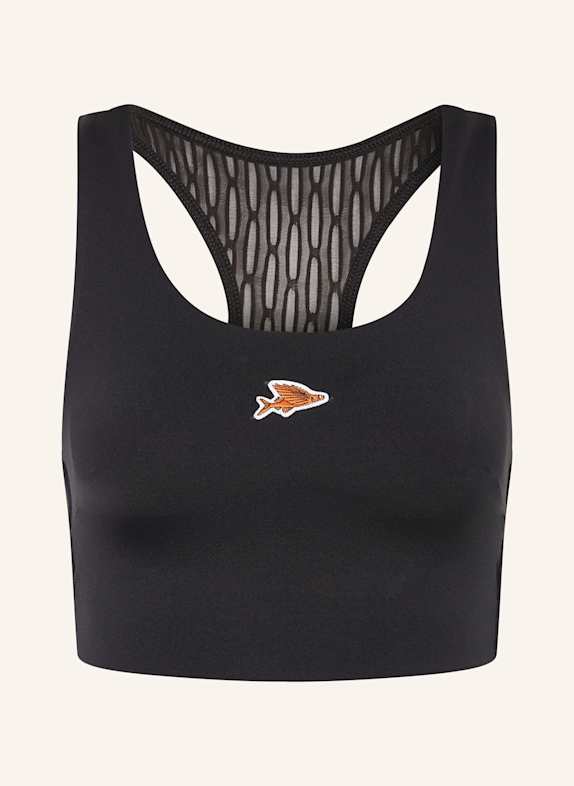CAFÉ DU CYCLISTE Sport-BH CESARINE mit Mesh SCHWARZ