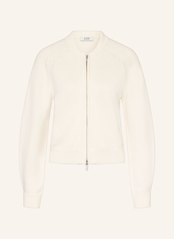 COS Strickjacke WEISS