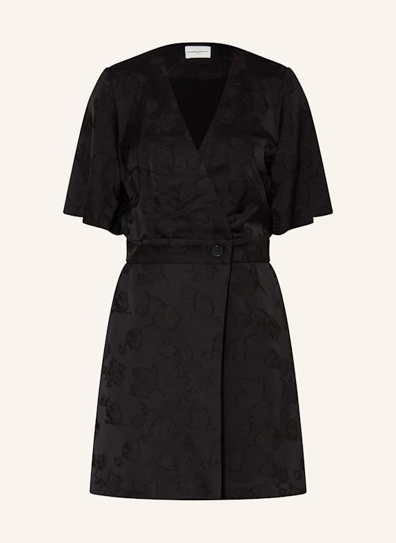 CLAUDIE PIERLOT Wickelkleid SCHWARZ
