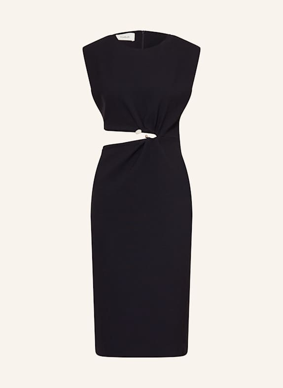 ba&sh Etuikleid IRIS mit Cut-outs und Schmucksteinen BLUE NIGHT BLUE
