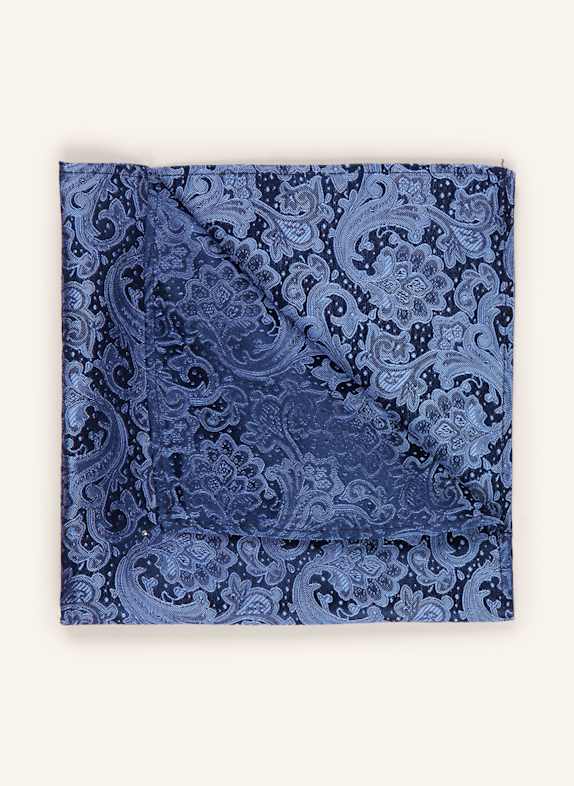PAUL Pocket square in silk BLUE / DARK BLUE