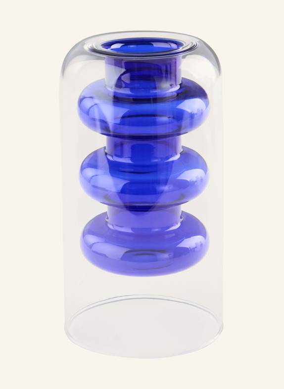 Jotex Vase TILO BLUE BLAU/ WEISS