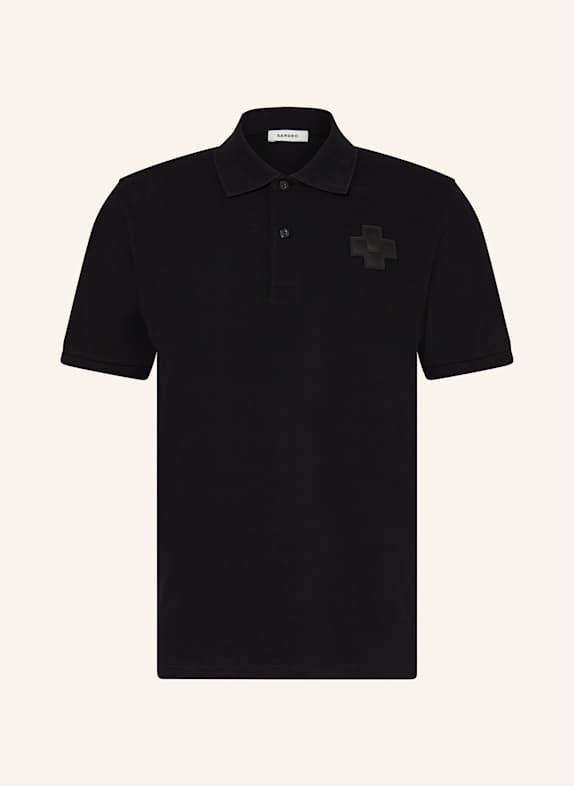 SANDRO Piqué-Poloshirt Classic Fit SCHWARZ