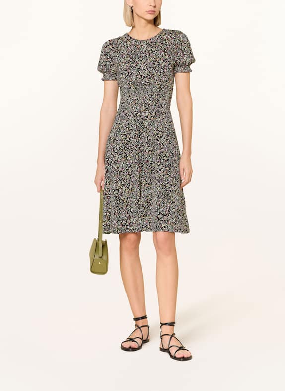HOBBS Jerseykleid RIMA SCHWARZ/ GRÜN/ ROSA