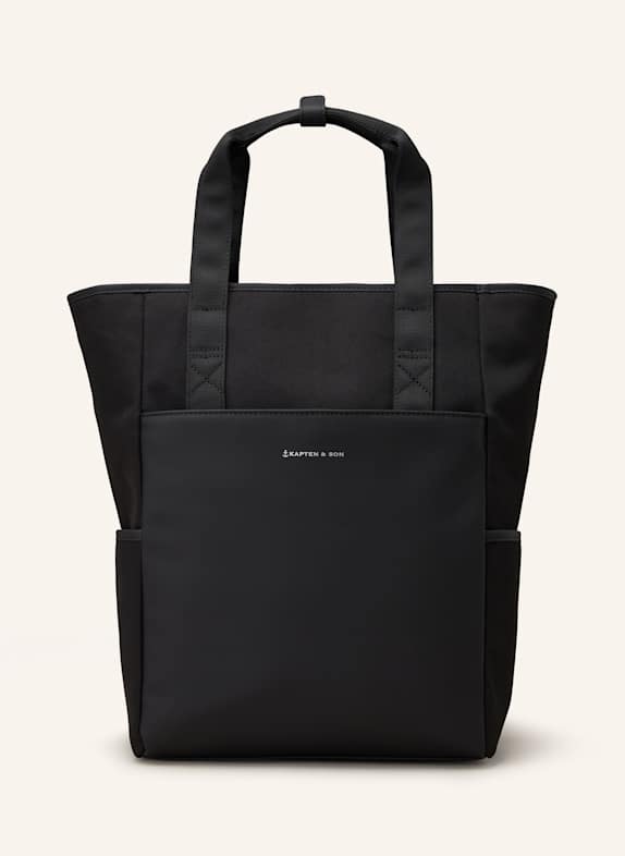 KAPTEN & SON Set LINDBY: Wickeltasche, Kulturtasche, Wickelunterlage und Buggy Straps SCHWARZ