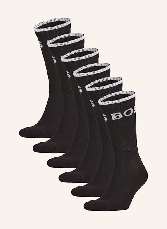 HUGO 6er-Pack Socken QS 001 BLACK
