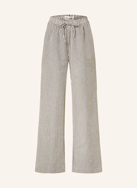 lollys laundry Marlenehose SCHWARZ/ ECRU