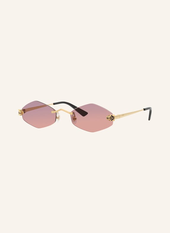 Cartier Sunglasses 6L001693 2300S155 - GOLD/ PURPLE