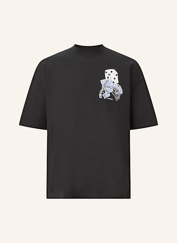 ALLSAINTS T-shirt DEALT CZARNY