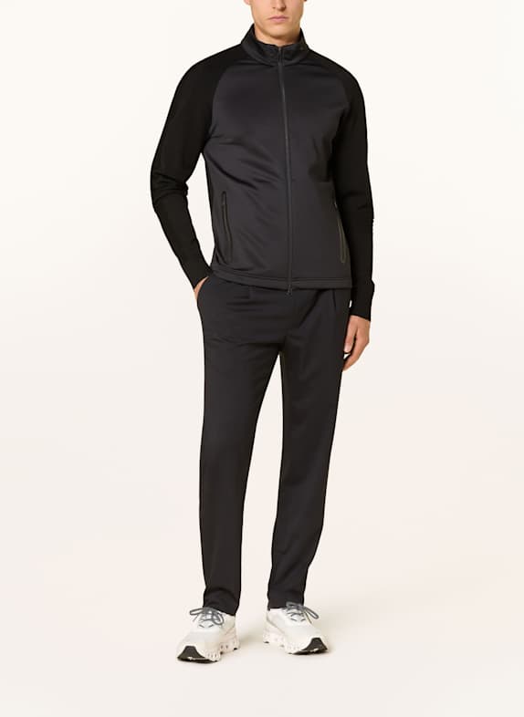 J.LINDEBERG Midlayer-jas in een mix van materialen ZWART