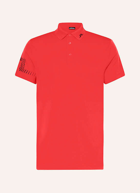 J.LINDEBERG Funktions-Poloshirt ROT