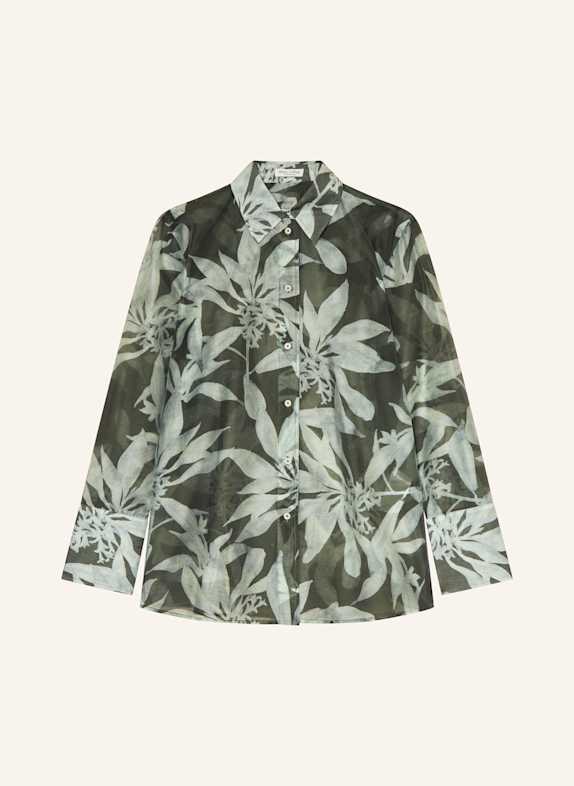 Marc O'Polo Hemdbluse DUNKELGRÜN/ MINT