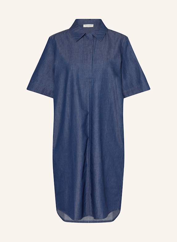 Marc O'Polo Hemdblusenkleid in Jeansoptik DUNKELBLAU