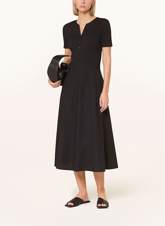 Marc O'Polo Kleid im Materialmix SCHWARZ