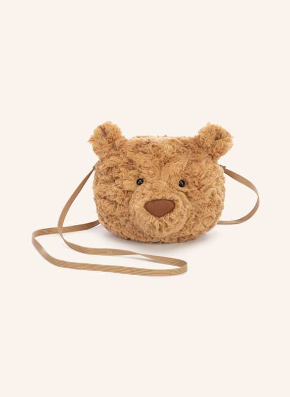 Jellycat Torba na ramię BARTHOLOMEW BEAR BRĄZOWY