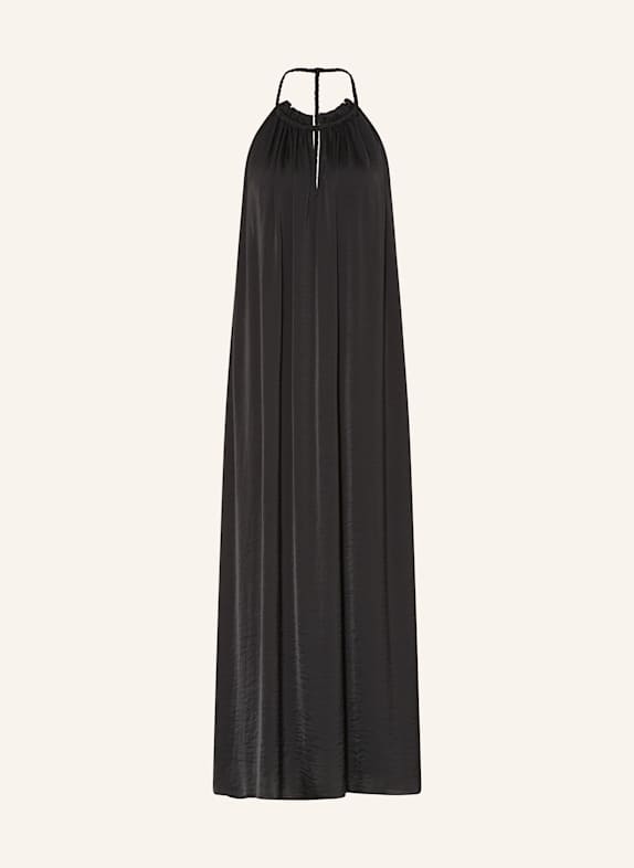 ba&sh Kleid SOLAL mit Rüschen SCHWARZ
